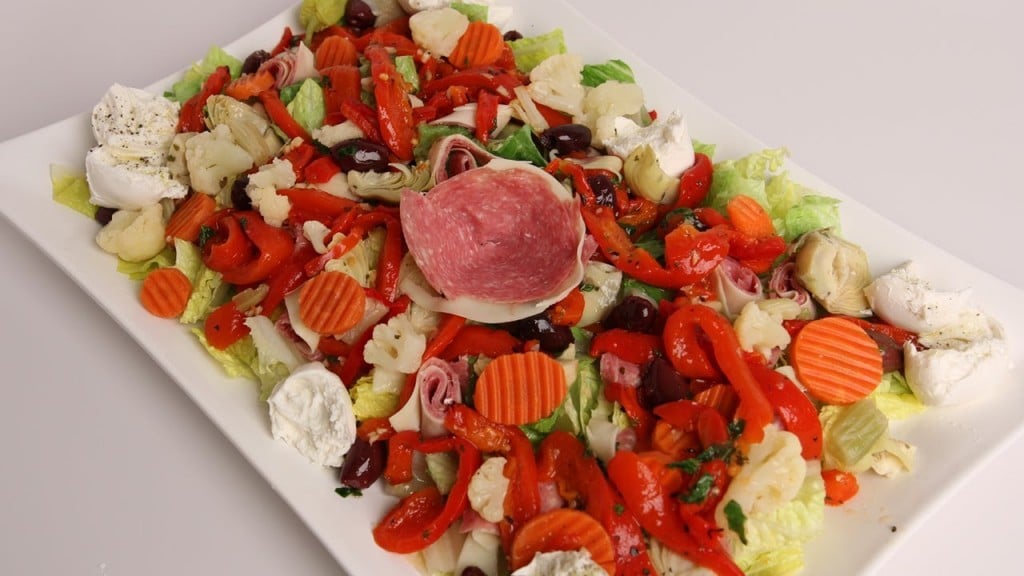 Antipasto Salad Recipe Laura Vitale Laura in the Kitchen Episode