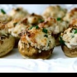 {Appetizer Recipe} Stuffed Mushrooms by CookingForBimbos.com