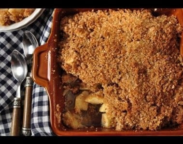 Apple Crisp Recipe Demonstration – Joyofbaking.com