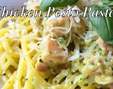 Chicken Pesto Pasta (Spaghetti Recipe)- BenjiManTV