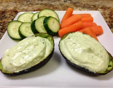 Creamy Avocado Greek Yogurt Dip Recipe – HASfit Healthy Dips – Greek Yogurt Recipes