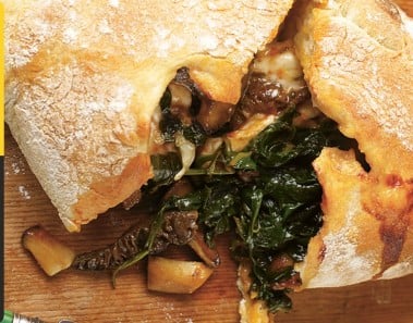 Easy Mushroom & Spinach Pizza Calzone Recipe | Jamie Oliver