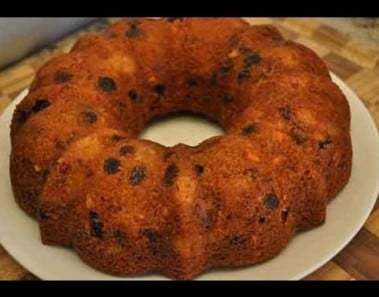 Eggless Fruit and Nut Cake Recipe
