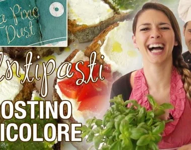 Fresh Italian Antipasti Recipe | Crostino Tricolore | Appetizer Series