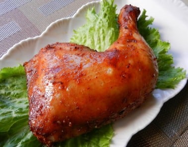 Garlic-Honey Roast Chicken Legs recipe