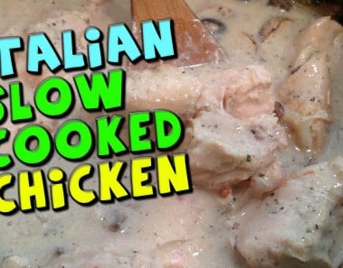 Italian Slow Cooked Chicken Recipe (Low Fat/High Protein)