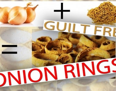 Low Calorie Snack ＼＼Guilt Free Onion Rings／／ Easy Recipe