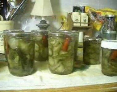 Making Sweet Pickles