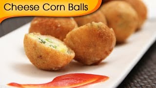 Cheese Corn Balls - Quick Easy To Make Party Appetizer Recipe By Ruchi Bharani