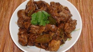 PINOY RECIPE - CHICKEN ADOBO RECIPE [STEW CHICKEN WITH SOY SAUCE]