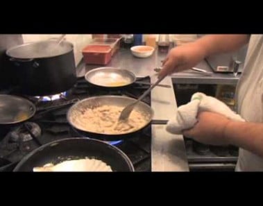 Seafood St. Jacques Dinner appetizer recipe.