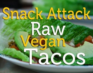 Snack Attack | Recipe Raw Vegan Nut Taco
