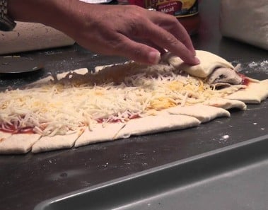 Stuffed Braided Bread-Family Fun Night-Appetizer