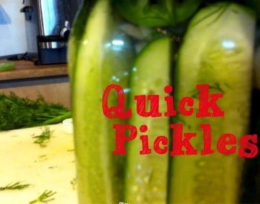 Sweet and Spicy Refrigerator Dill Pickles – 5 Minute Recipe