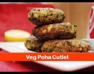 Veg poha cutlet recipe/easy vegetarian evening snacks/Indian tea time snack recipes-let’s be foodie