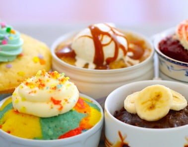 1 Minute Mug Cakes: 5 Different Flavors Made in the Microwave – Gemma’s Bigger Bolder Baking Ep 31