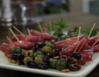 Appetizer Recipes – How to Make Salami, Cream Cheese, and Pepperoncini Roll Ups