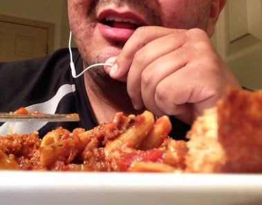 Asmr #16 Pasta! Healthy version with a not so healthy dessert. Jajaja!!!