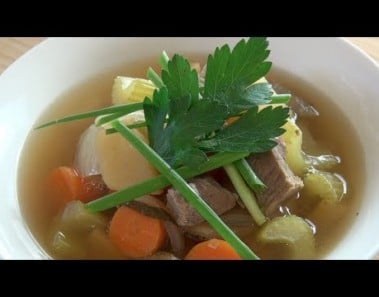 BEEF & VEGETABLE SOUP – SLOW COOKER RECIPE