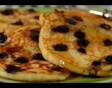 Blueberry Pancakes Recipe Demonstration – Joyofbaking.com