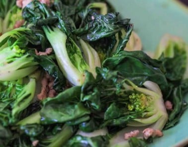 Bok Choy with Ground Chicken Stir Fry Recipe