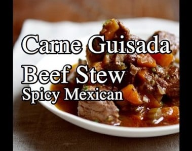 Carne Guisada Beef Stew Recipe – Mexican Spanish cooking video