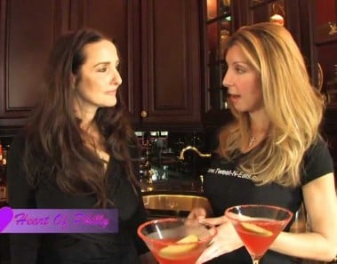 Chef Shereen Pavlides-Asparagus Wrap Prosciutto Appetizer & Candy Apple Martini