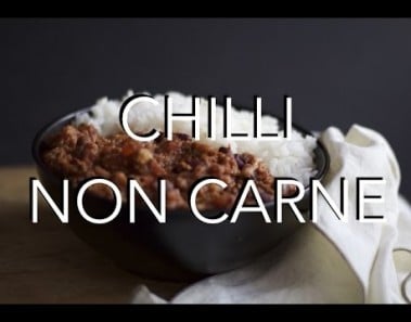 CHILLI NON CARNE – low fat vegan recipe, fake meat free
