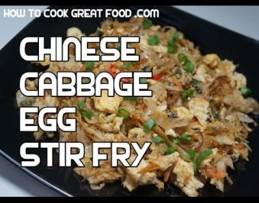 Chinese Cabbage & Egg Stir Fry Recipe – wok Video
