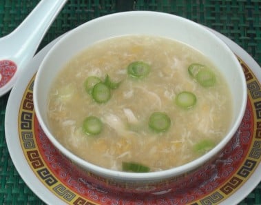 Chinese Chicken and Sweetcorn Soup Recipe