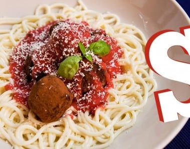 Chocolate Spaghetti Meatballs – FridgeCam