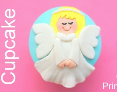 Christmas Cupcakes – How to Make an Angel Cupcake by Pink Cake Princess
