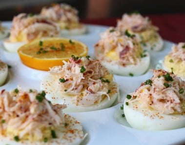 Crab Stuffed Deviled Eggs – Deviled Eggs with Crab Recipe