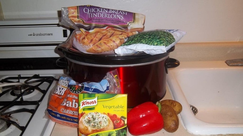 CrockPot Recipe Chicken and Vegetable Soup made with Chicken