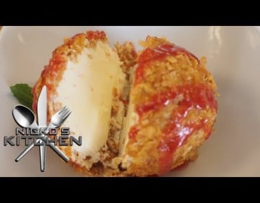 DEEP FRIED ICE CREAM – VIDEO RECIPE