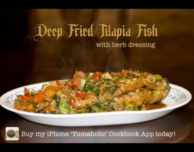 Deep fried tilapia fish recipe