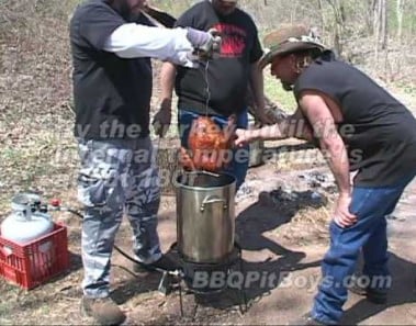 Deep Fried Turkey by the BBQ Pit Boys