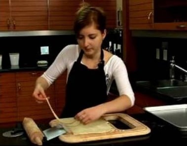 Dinner Party Appetizer Recipes : How to Cut Puff Pastry Appetizer Straws