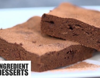 Easy Chocolate Brownies | 5 Ingredient Desserts
