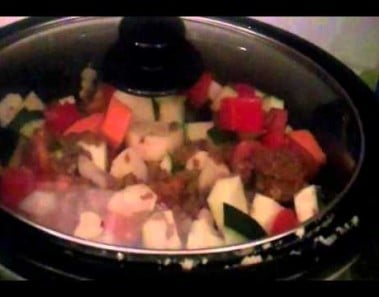 Easy Peasy Vegetarian Crockpot Stew