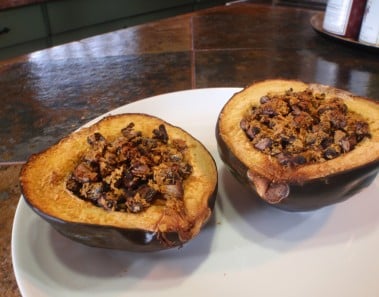 Easy Vegan Stuffed Acorn Squash Recipe