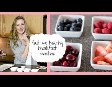 Fast && Healthy Breakfast Recipe: Meal Replacement Smoothie