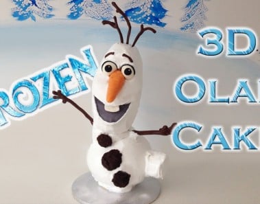 Frozen Cake Olaf HOW TO COOK THAT Ann Reardon Disney Frozen Cake