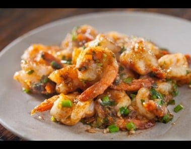 Garlic Ginger Shrimp Stir fry Recipe