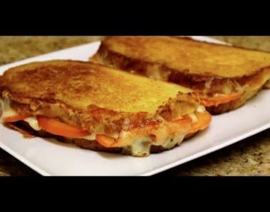 Grilled Cheese & Tomato Sandwich-How to and Recipe