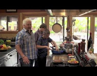 Guy Fieri Nacho Cheese Chicken Sausage Recipe