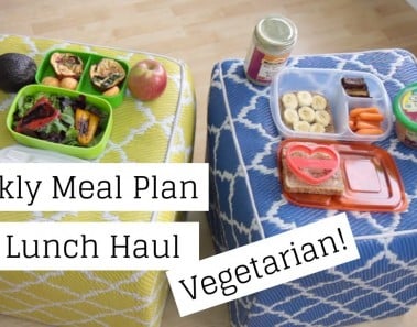 Healthy $15 Grocery Haul for Lunch All Week: Vegetarian