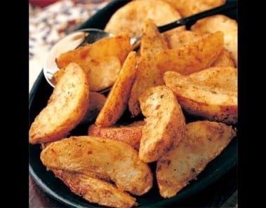 Healthy Cooking: Low Fat Potato Wedge recipe