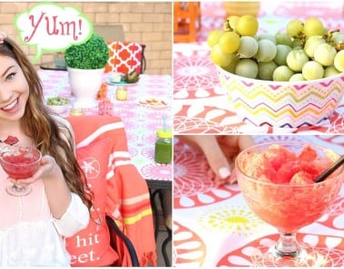 Healthy Snacks for Spring/Summer: DIY Shaved Ice, Green Juice, & more!