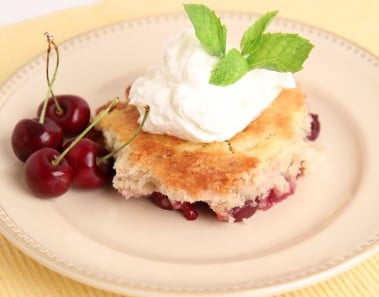 Homemade Cherry Cobbler Recipe – Laura Vitale – Laura in the Kitchen Episode 813